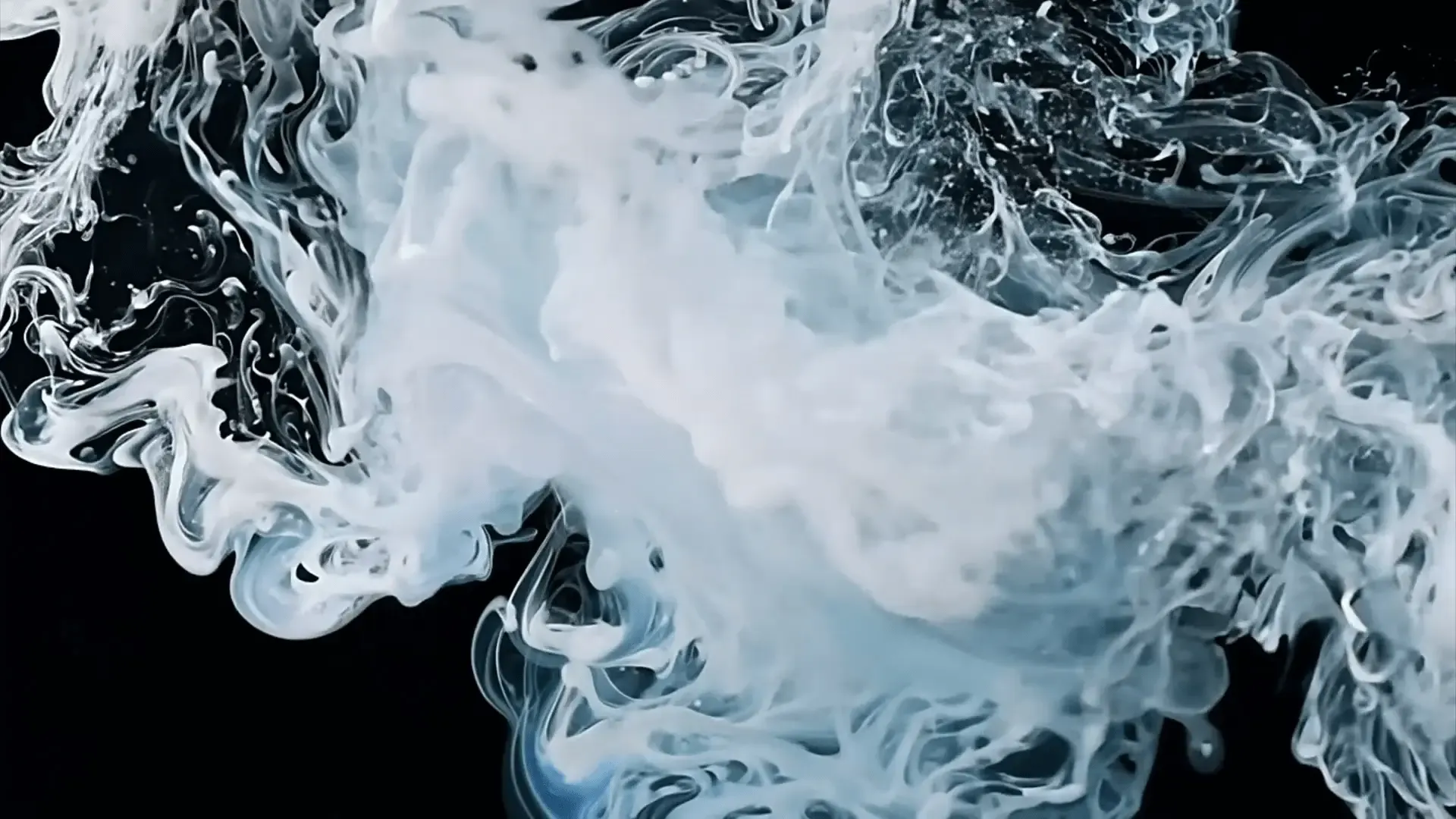 Realistic Aqua Mist Swirl Overlay for Water-Based Visual Effects